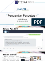 Pengantar Perpetaan AAPG-UB Corner