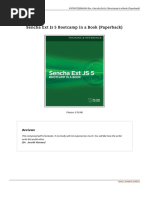 Sencha Ext Js 5 Bootcamp in A Book Paperback