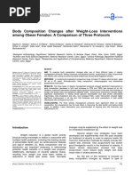 Body Composition Changes After Weight-Loss Interventions