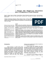 Body Composition Changes After Weight-Loss Interventions