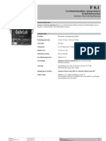 Overfladebehandling / Plejeprodukter Produktinformation: Junckers Gulvlak Spritbaseret