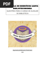 Demostração - Apostila de Exercícios Santa Biblioteconomia