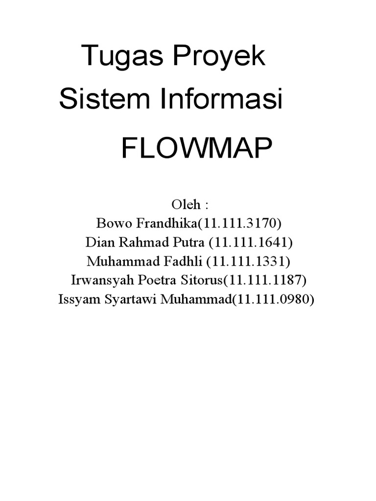 Flowmap 1 PDF | PDF