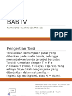 Bab IV Dan V Motor DC