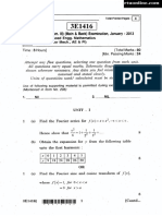 3me6 Advanced Engineering Mathematics Dec 2012