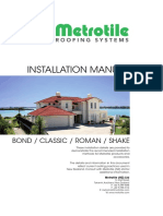 Metrotile Installation Manual