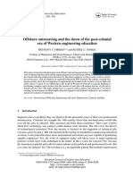 Offshore Outsourcing and The Dawn of The Post-Colonial