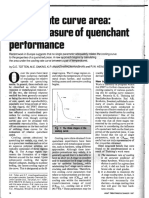 Cooling Rate Curve Area a New Measure of Quenchant Performancer