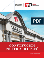 DGDOJ Constitución Política Del Perú Décima Edición PDF