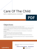 Care of The Child: With A Hematological Disorder