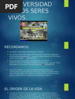 La Diversidad de Los Seres Vivos