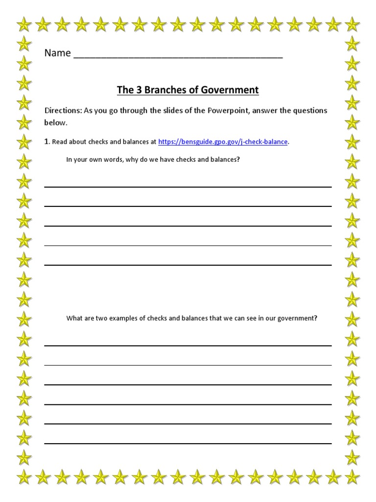 Understanding the 3 Branches of Government | PDF