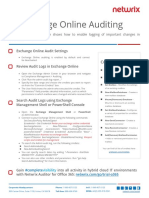 Exchange Online Auditing Quick Reference Guide
