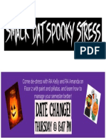 Smack Dat Spooky Stress Program Flyer PDF