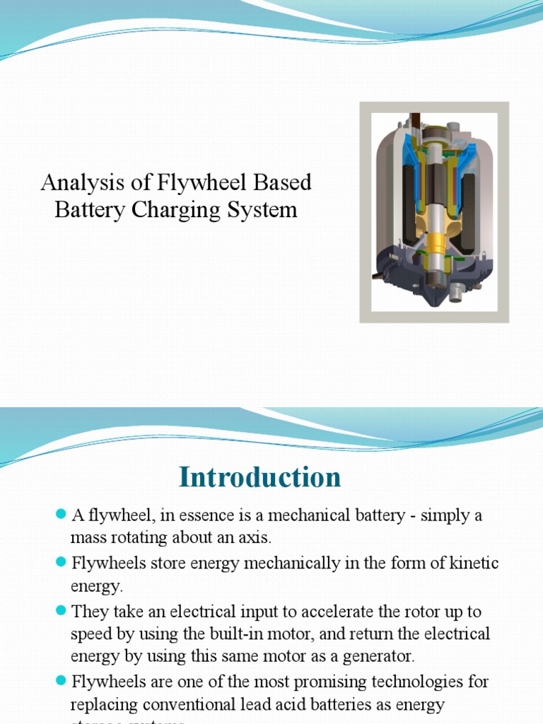 Analysis of Flywheel Based Battery Charging System PDF Transmission