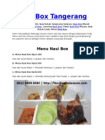 Nasi Box Tangerang, 0812 9494 8484, Paket Nasi Kotak Tangerang Selatan, Pesan Nasi Box, Catering Nasi Box