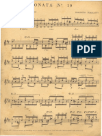 Sonata No. 10 (Domenco Scarlatti) Arranged by Mario Parodi
