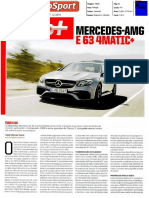 Mercedes E AMG 63S - Ensaio No Jornal AutoSport