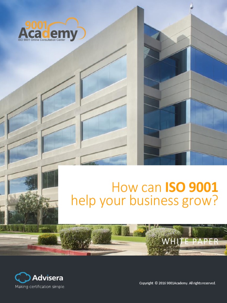 Whitepaper How Can ISO 9001 Help Your Business Grow en | PDF | Iso 9000 ...