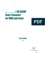 Caxcom Data Transport For Unix and Linux User Guide