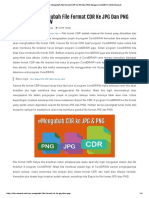 Cara Mudah Mengubah File Format CDR Ke JPG Dan PNG Dengan CorelDRAW - Info Menarik
