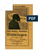 Friedrich Wichtl: Dr. Karl Kramarsch Der Wahre Anstifter Des Weltkrieges (1918, 78 S., Text)