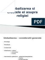 Globalizarea Si Efectele Ei Asupra Religiei