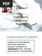 Chapter5 Contingency Leardership Theory