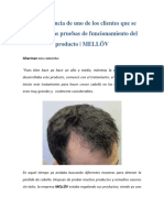 Resultados y Testimonio de Uso MELLÖV para Cabello