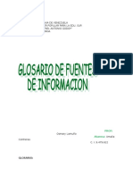 Glosario Fuentes Informacion Original