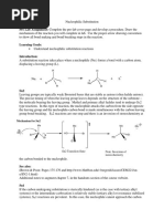 Nucleophilic Substitution