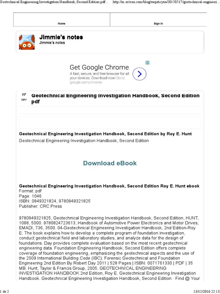 Geotechnical Engineering Investigation Guide | PDF | Engineering | Books
