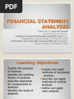 Financial Statement Analysis