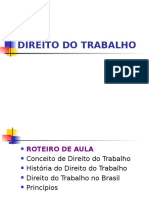 Direito Do Trabalho e Princípios