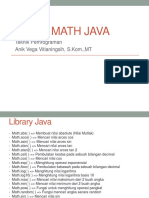 Class Math Java