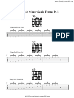Harmonic Minor Scale Forms Pt.1: Shape Built From Root