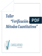 Taller Verificacion de Procedimientos de Medida Cuantitativos