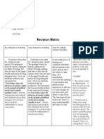 WP 1 Revisionmatrix