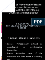 Concept of Prevention of Health Problems and Diseases and Their Control in Developing Countries and Bangladesh