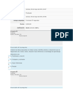 Resultados examen aprendizaje estrategias 6 preguntas