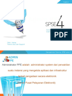 Pengelolaan konten dan fitur PPE dalam SPSE v.4