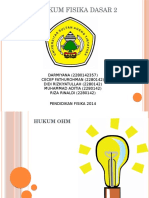 Hukum Ohm Praktikum Fisika Dasar 2