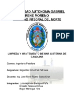 Procedimiento de Trabajo para Limpieza y Reparacion