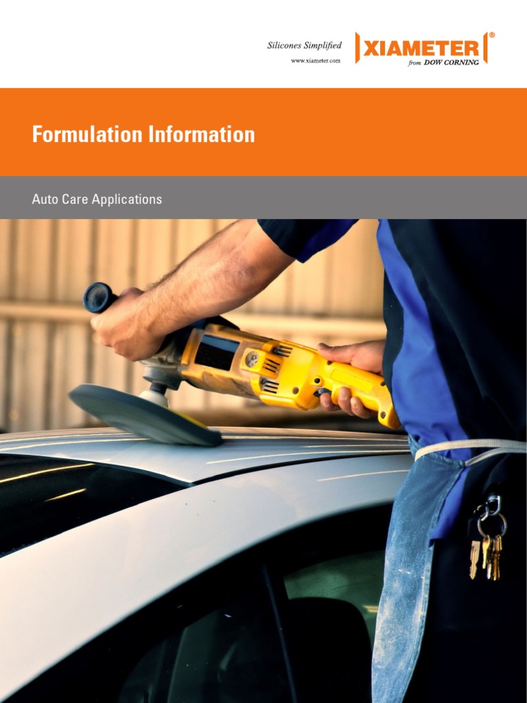 95113201 Formulation Information Auto Care Applications PDF