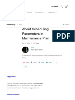 About Scheduling Parameters in Maintenance Plan _ SAP Blogs