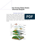 Pengertian Overlay Dalam Sistem Informasi Geografi