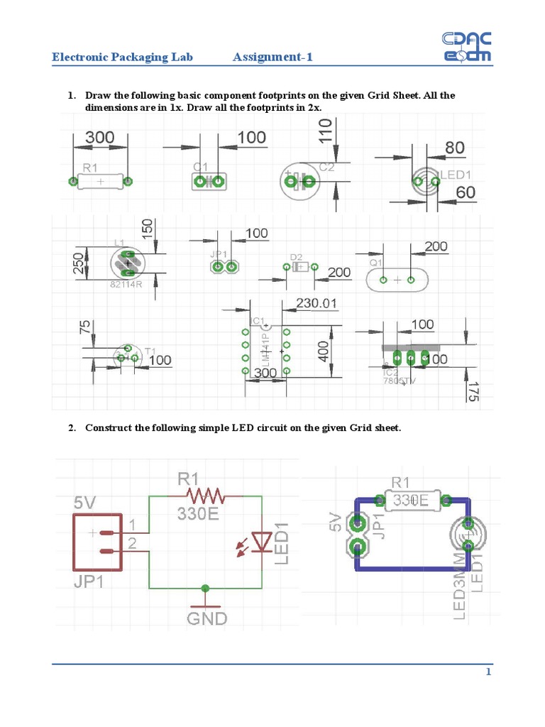 Electronic Packaging Lab Assignment 1 | PDF