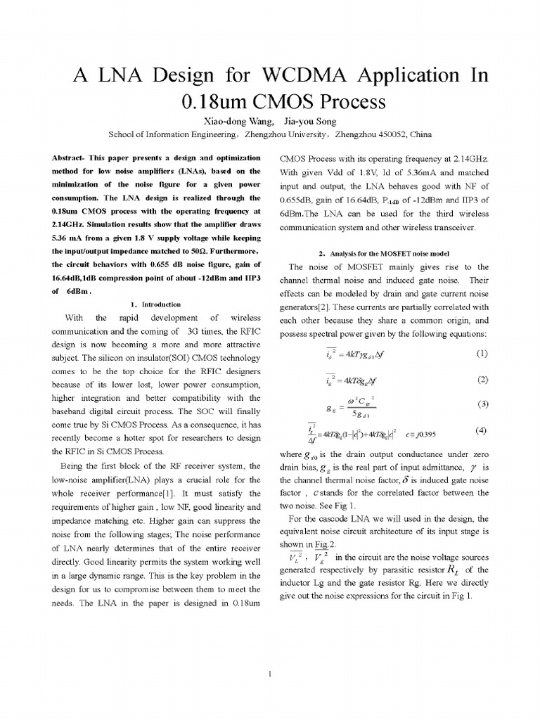 Application: Design For Process | PDF | Field Effect Transistor | Cmos