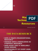 Managing Technological Resources