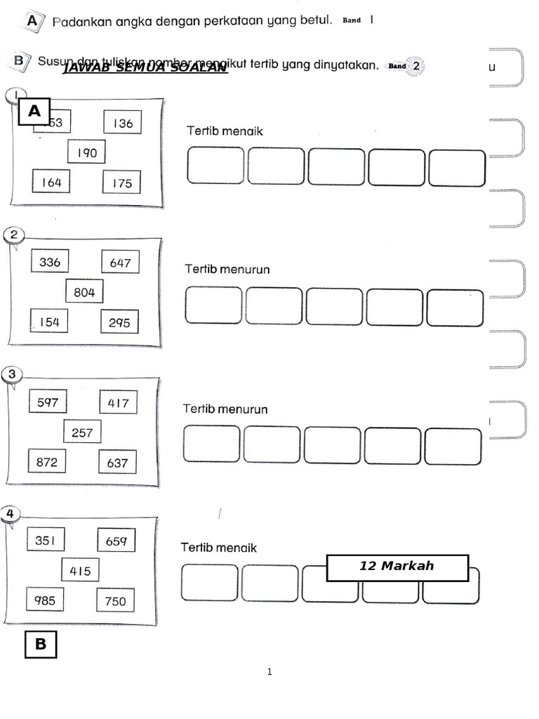 MATEMATIK Tahun 2 2016